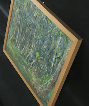 Herman Gouwe - Olieverf op doek, Landschap met bomen - Ingelijst kopen? Bied vanaf 1!