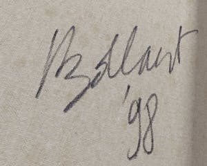 Jan Bollaert - Acryl op doek en textiel, Puppylove kopen? Bied vanaf 80!