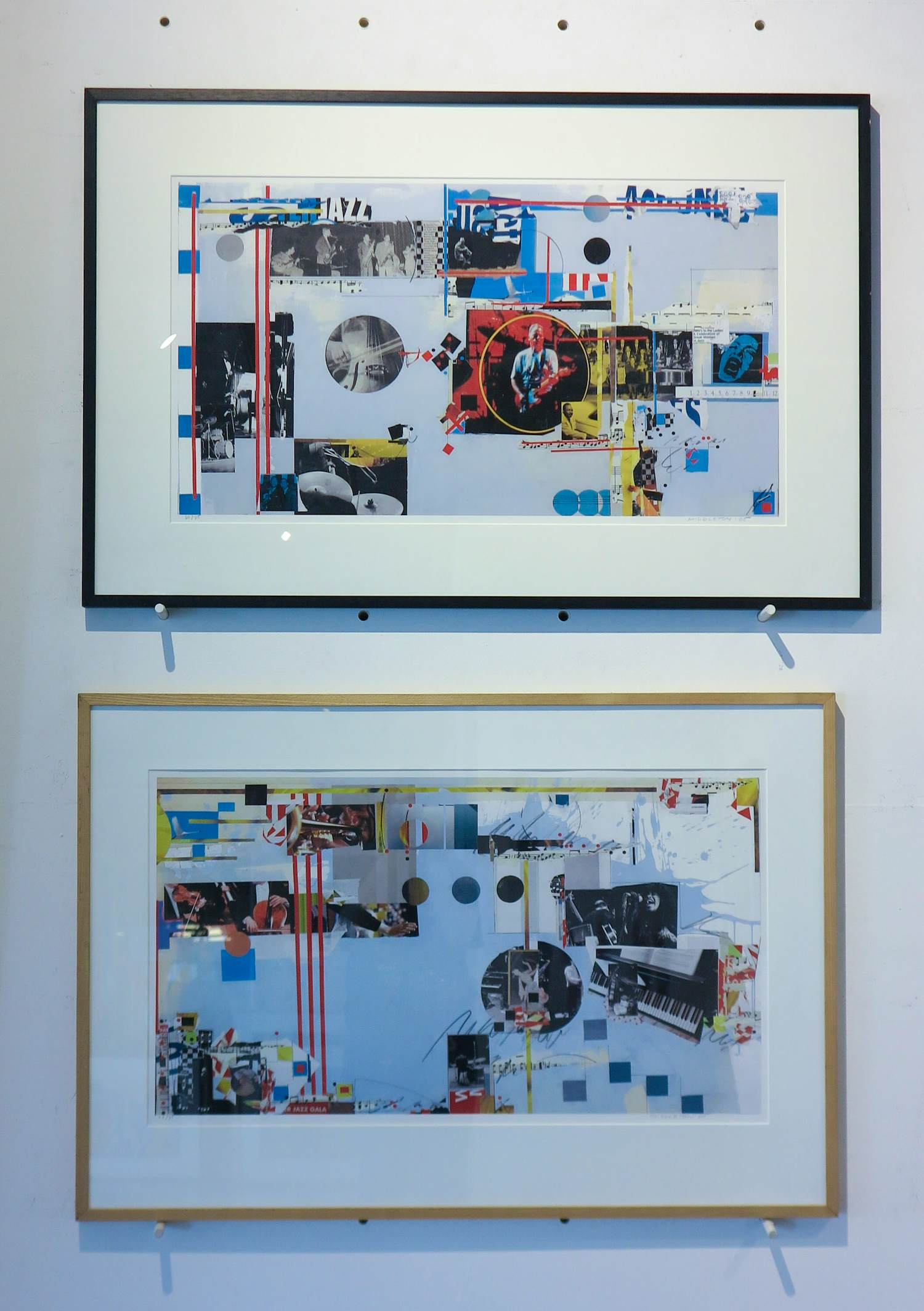 Sam Middleton - Set van twee werken op papier inclusief lijst! kopen? Bied vanaf 100!