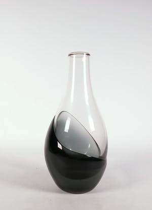 Floris Meydam - Glas, Blank en grijsglazen vaas voor Royal Leerdam kopen? Bied vanaf 80!