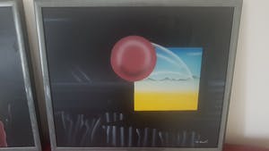 Niet of onleesbaar gesigneerd - Ruimtelandschap kopen? Bied vanaf 1!
