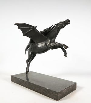 Tom Frantzen - Brons, Kameleon te paard kopen? Bied vanaf 1!