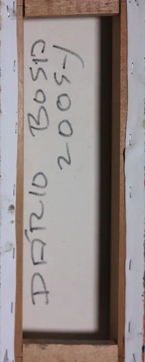 Dario Bosa - Gemengde techniek op doek, Drieluik zonder titel kopen? Bied vanaf 200!