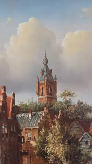 Onbekend - Oud Hollands stadsgezicht kopen? Bied vanaf 150!