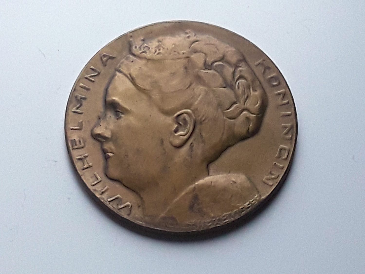 Tjipke visser - 25 jarig regeringsjubileum koningin Wilhelmina verkocht voor € 50!