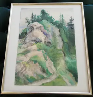 Paul Citroen - Aquarel 'Kreuzech Garmisch' kopen? Bied vanaf 300!