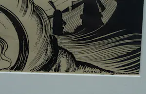 Albert Hahn - 3 Originele inkttekeningen voor het boek ‘Don Quichote’ uit 1930 kopen? Bied vanaf 1000!