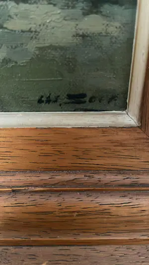 Christiaan Soer - Dorpsgezicht met kerk – Olieverf op paneel – gesigneerd kopen? Bied vanaf 75!