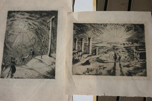 Klaus Richter - Don Quichotte 2 Kaltnadelradierungen kopen? Bied vanaf 50!