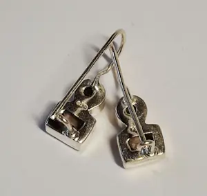 Nieuwe zilveren Oorbellen met gefacetteerde rookkwarts: kopen? Bied vanaf 60!