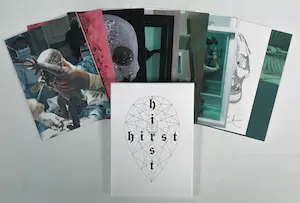 Damien Hirst - Setje merchandise, Kaartensets, flipboekje, set magneten en tote-bag kopen? Bied vanaf 1!