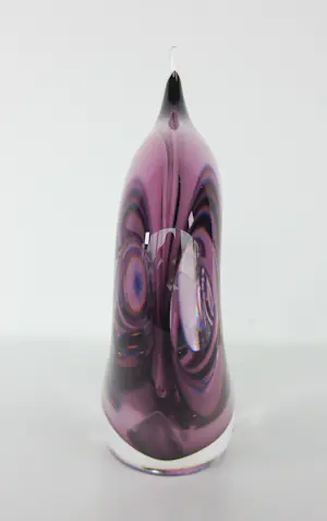 Studio Ahus - (Anne Dreutler), Paars glasobject kopen? Bied vanaf 150!