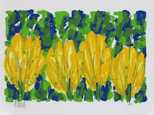 Ad van Hassel - Rode Tulpen & Gele Tulpen (lot van 2) kopen? Bied vanaf 40!