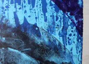 Otto Piene - "Blue Quake" 1977 kopen? Bied vanaf 550!