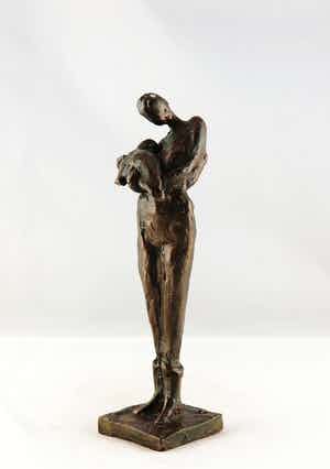 Anita Franken - Bronzen beeld, De Wadloopster verkocht voor € 150!