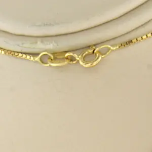 18k geel gouden collier - 42 cm lang kopen? Bied vanaf 260!