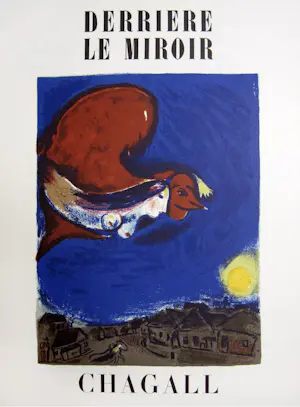 Marc Chagall - 2 farbige Lithographien "Derriere Le Miroir" von 1950 kopen? Bied vanaf 150!