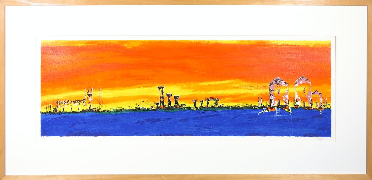 Henk Kuijpers - Zeefdrukl, Nisaki - Ingelijst (Groot) kopen? Bied vanaf 1!