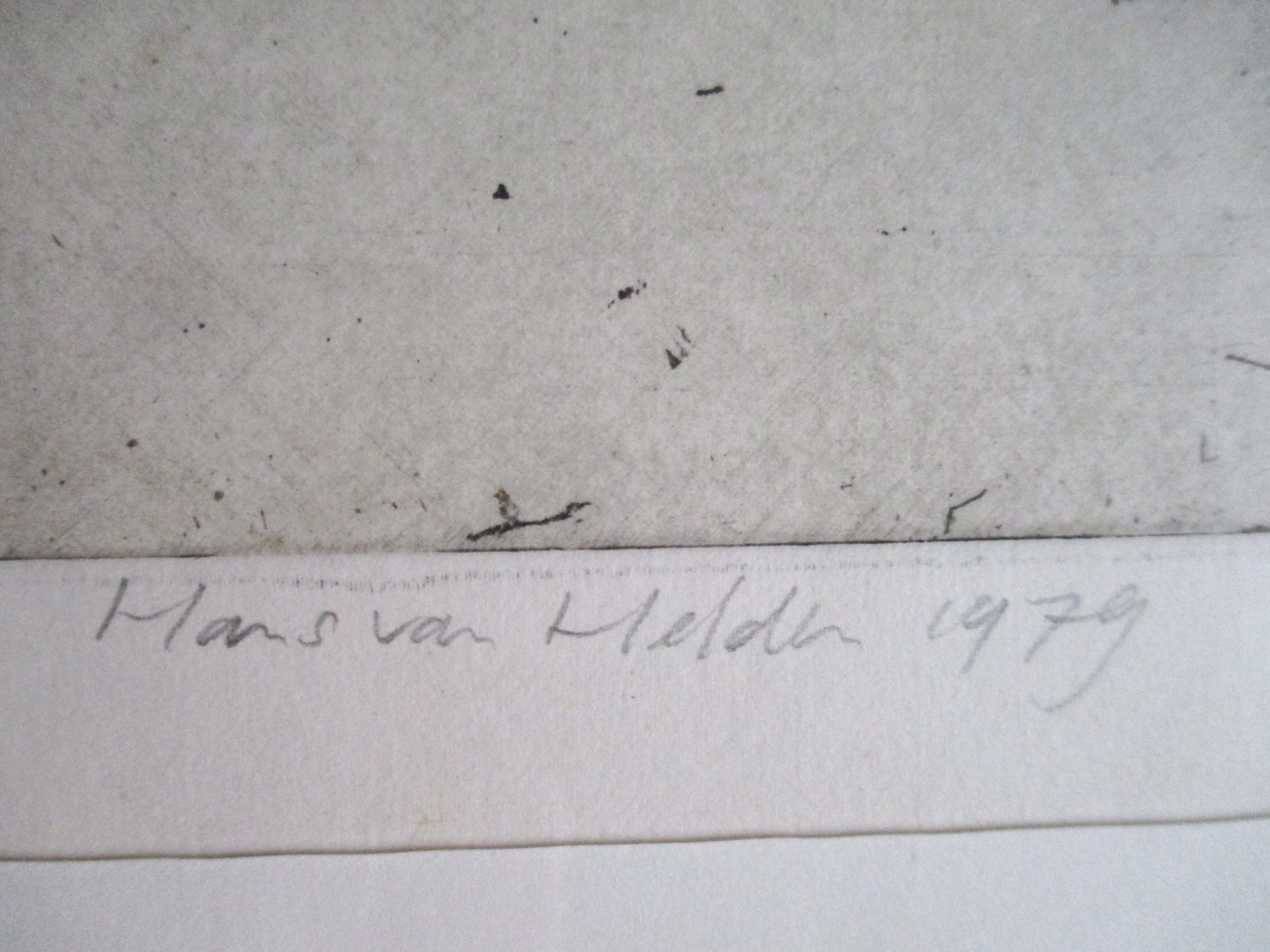 Hans van Helden - Ingelijste ets kopen? Bied vanaf 30!