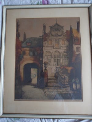 Alfred van Neste - Kleuren ets, titel onbekend kopen? Bied vanaf 30!