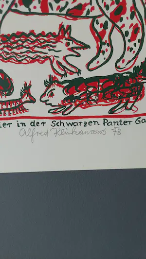 Alfred Klinkhan - Alfred Klinkan galerij De Zwarte Panter, Antwerpen kopen? Bied vanaf 65!
