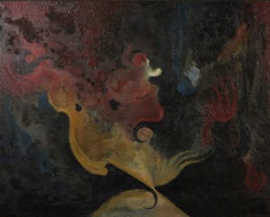 Harry Kranen - Olieverf op doek (met reliëf), Alpha en Omega, Ingelijst (Groot) kopen? Bied vanaf 1!