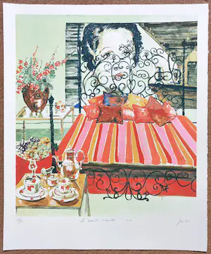 Jan Van Imschoot - La beauté incessible, zeefdruk kopen? Bied vanaf 250!