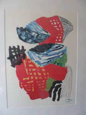 Karel Appel - THOUGHT'S BOOMERANG, Litho 2000. kopen? Bied vanaf 180!