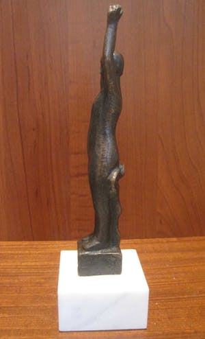 Brons (Onbekend) - Moeder met kind achter zich. kopen? Bied vanaf 40!