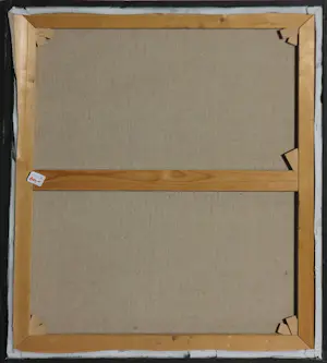 Janus Nuiten - 2 werken in olieverf op doek, Onweer - Ingelijst kopen? Bied vanaf 70!