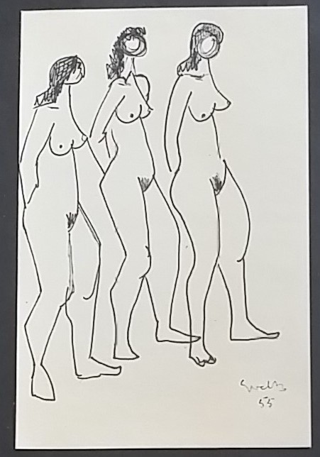 Siep van den Berg - 3 naakten kopen? Bied vanaf 100!