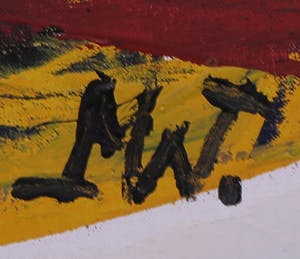 Martin van Wordragen - Olieverf op doek, Bosbewoner - Ingelijst kopen? Bied vanaf 1!