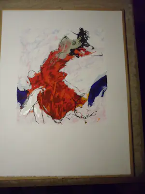 Menno Bauer - Litho, titel, "Wat valt er in April nog te lijden ". kopen? Bied vanaf 40!