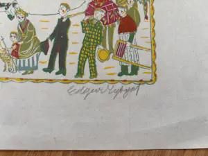 Edgard Tytgat - La Procession - Carrousels et baraques kopen? Bied vanaf 150!