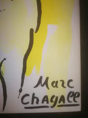 Marc Chagall - La Bible. Engel. Mourlot 1956. kopen? Bied vanaf 1!