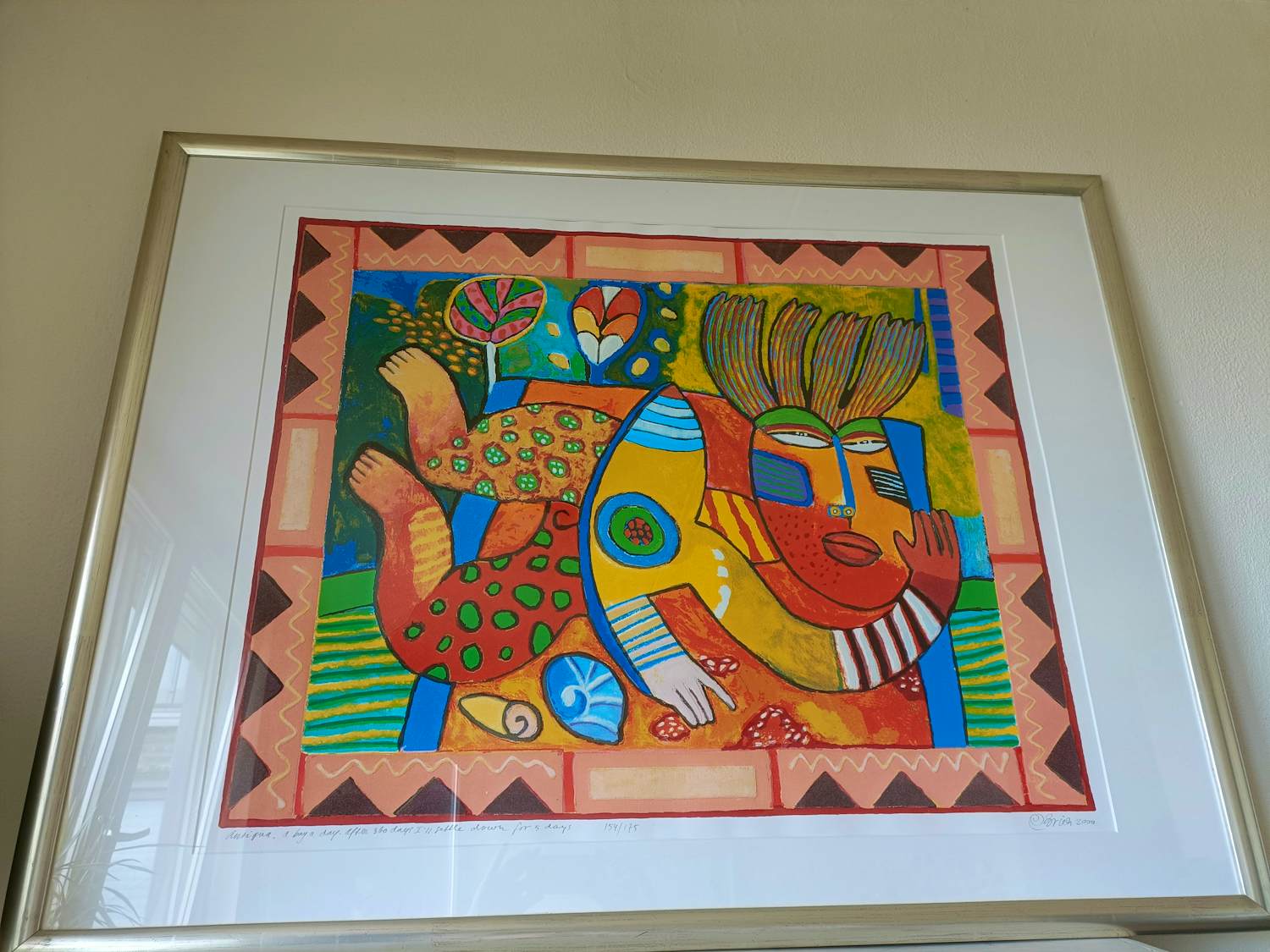 Clemens Briels - Prachtwerk Antiqua a bay after 360 days.GROOT in prachtlijst verkocht voor € 395!