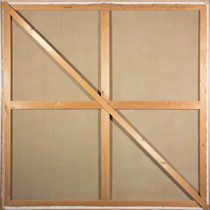 Janus Nuiten - Olieverf op doek, Structuur uit de bergen - Ingelijst (Groot) kopen? Bied vanaf 200!