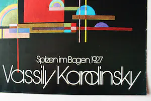 Wassily Kandinsky - "Spitzen im Bogen" 1989 kopen? Bied vanaf 400!