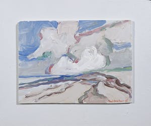 Paul Overhaus - Acryl op board, Zeegezicht kopen? Bied vanaf 20!