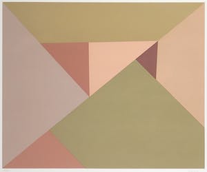 André Heurtaux - Zeefdruk, Geometrisch abstracte compositie - Ingelijst kopen? Bied vanaf 50!