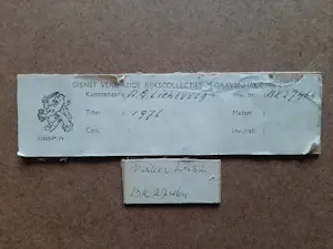 Alexander Lichtveld - Aquarel, Paus. kopen? Bied vanaf 40!