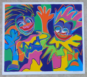 Marianne Naerebout - WORLDS / KLEURZEEFDRUK / 69x78cm / SIG / KARTON kopen? Bied vanaf 45!