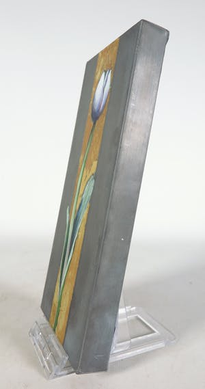 Juul Kortekaas - Schildering op lood, Tulp kopen? Bied vanaf 70!