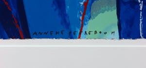Anneke Peereboom - Zeefdruk, Castillo sueno II - Ingelijst kopen? Bied vanaf 1!