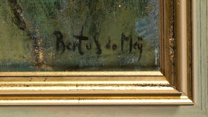 Bertus de Meij - Olieverf op doek, Avond stemming, te Monti - Ingelijst kopen? Bied vanaf 60!