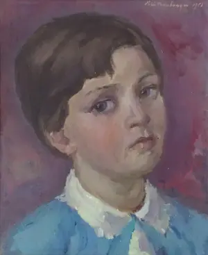 Elie Neuburger - Portret van een meisje kopen? Bied vanaf 250!