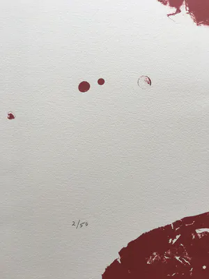 Armando - litho ‘Der Kopf Rot’ - 1991 - oplage 50 kopen? Bied vanaf 425!