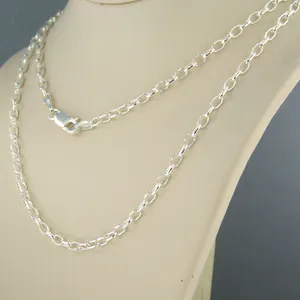 zilveren collier - 50 cm lang kopen? Bied vanaf 1!