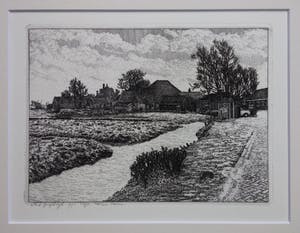 Frans Room - luxe cassette met 12 etsen van Waterland + boek kopen? Bied vanaf 125!