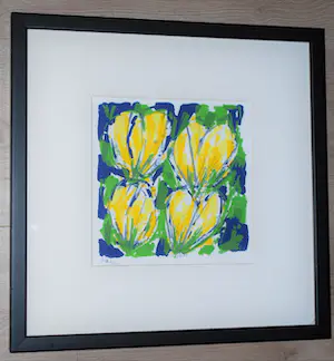 Ad van Hassel - zeefdruk gele bloemen + extra prachtig boekwerk stillevens 1870-1940 kopen? Bied vanaf 45!